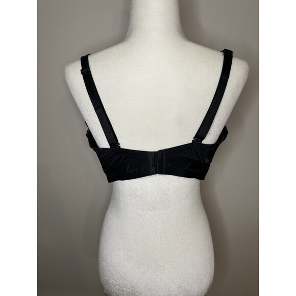 PINK Victoria’s Secret Wear Everywhere Lightly Lined Bra Black 40DDD #1237 - Picture 3 of 7